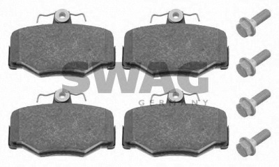 SWAG 82916274 -  Комплект тормозных колодок, дисковый тормоз