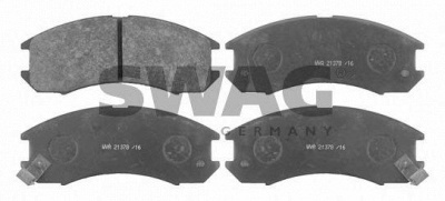 SWAG 83916282 -  Комплект тормозных колодок, дисковый тормоз