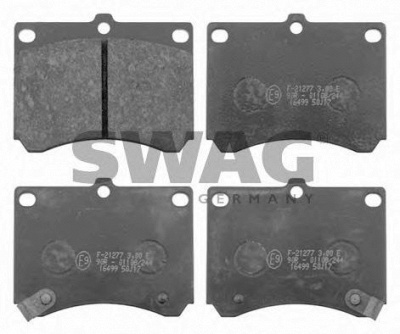 SWAG 83916499 -  Комплект тормозных колодок, дисковый тормоз