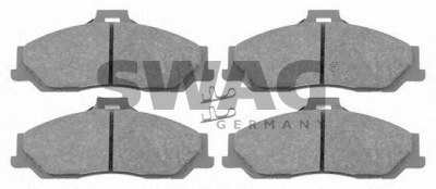 SWAG 83916520 -  Комплект тормозных колодок, дисковый тормоз