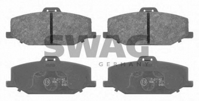 SWAG 84916655 -  Комплект тормозных колодок, дисковый тормоз
