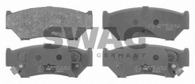 SWAG 84916657 -  Комплект тормозных колодок, дисковый тормоз