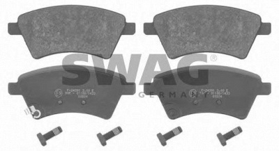 SWAG 84916658 -  Комплект тормозных колодок, дисковый тормоз