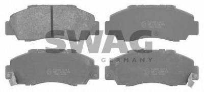 SWAG 85916551 -  Комплект тормозных колодок, дисковый тормоз
