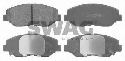 SWAG 85916552 -  Комплект тормозных колодок, дисковый тормоз