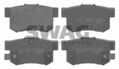 SWAG 85916775 -  Комплект тормозных колодок, дисковый тормоз