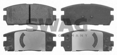 SWAG 89916631 -  Комплект тормозных колодок, дисковый тормоз