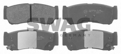 SWAG 90916668 -  Комплект тормозных колодок, дисковый тормоз
