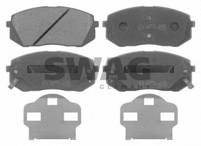 SWAG 91916816 -  Комплект тормозных колодок, дисковый тормоз
