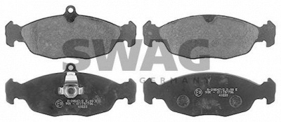 SWAG 99116082 -  Комплект тормозных колодок, дисковый тормоз