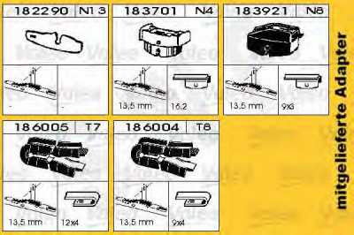 SWF 132600 -  Щетка стеклоочистителя