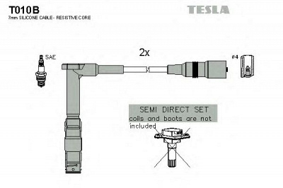 TESLA t010b -  Комплект проводов зажигания