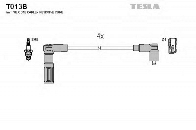 TESLA t013b -  Комплект проводов зажигания