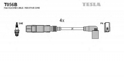 TESLA t056b -  Комплект проводов зажигания