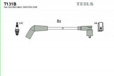 TESLA t131b - Комплект проводов зажигания