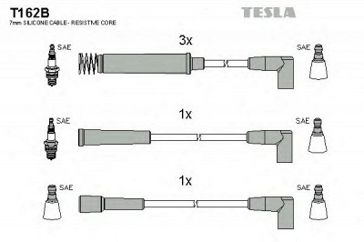 TESLA t162b - Комплект проводов зажигания