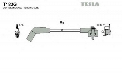 TESLA t183g - Комплект проводов зажигания