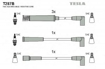 TESLA t287b -  Комплект проводов зажигания