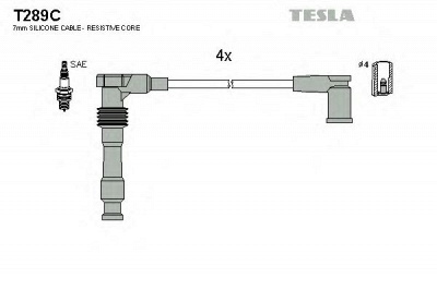 TESLA t289c -  Комплект проводов зажигания