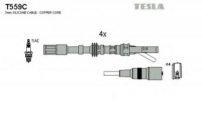 TESLA t559c -  Комплект проводов зажигания
