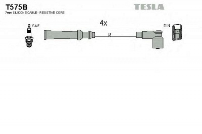 TESLA t575b -  Комплект проводов зажигания