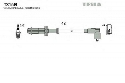 TESLA t815b -  Комплект проводов зажигания