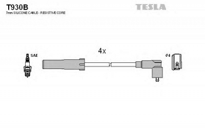 TESLA t930b -  Комплект проводов зажигания