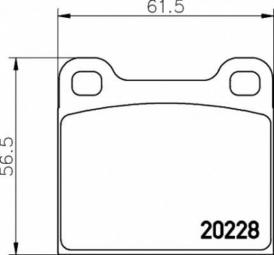 TEXTAR 2022802 -  Комплект тормозных колодок, дисковый тормоз