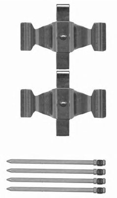 TEXTAR 82504800 -  Комплектующие, колодки дискового тормоза