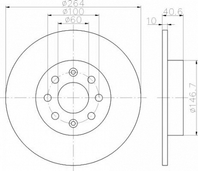 TEXTAR 89017800 -  Комплект тормозов, дисковый тормозной механизм