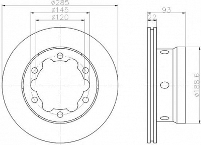 TEXTAR 92089803 -  Тормозной диск