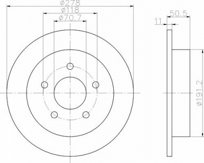 TEXTAR 92099803 -  Тормозной диск