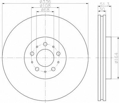 TEXTAR 92126703 -  Тормозной диск