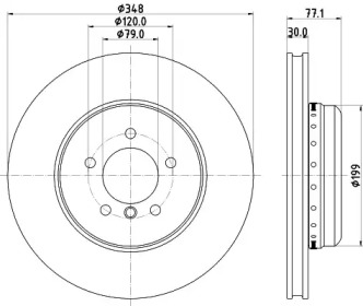 TEXTAR 92141825 -  Тормозной диск