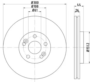 TEXTAR 92151503 -  Тормозной диск