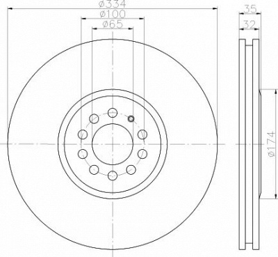 TEXTAR 92161410 -  Тормозной диск