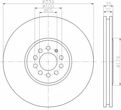 TEXTAR 92161510 -  Тормозной диск