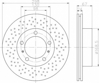 TEXTAR 92165210 -  Тормозной диск