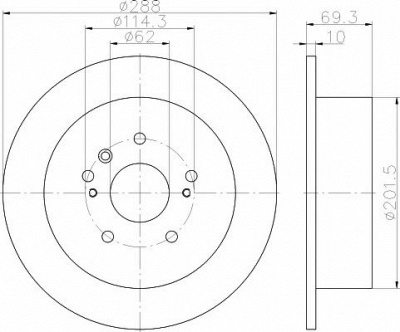 TEXTAR 92171603 -  Тормозной диск