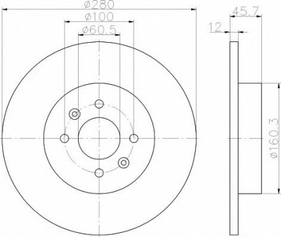 TEXTAR 92181203 -  Тормозной диск