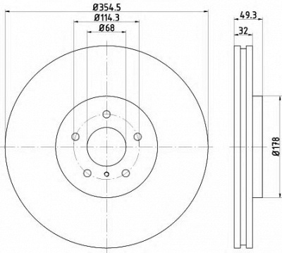 TEXTAR 92199105 -  Тормозной диск