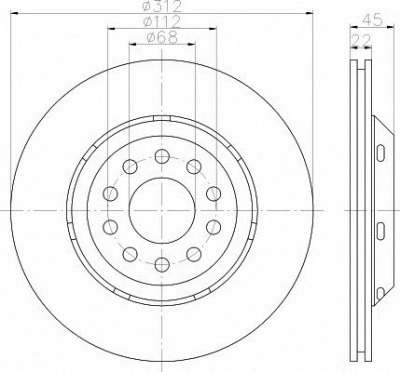 TEXTAR 92206710 -  Тормозной диск