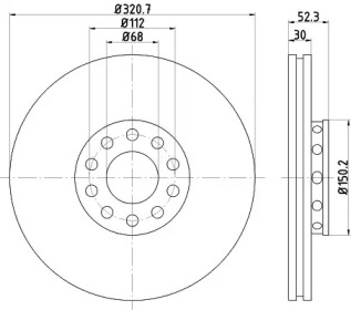 TEXTAR 92207405 -  Тормозной диск