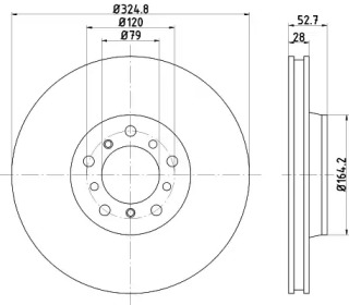 TEXTAR 92210305 -  Тормозной диск
