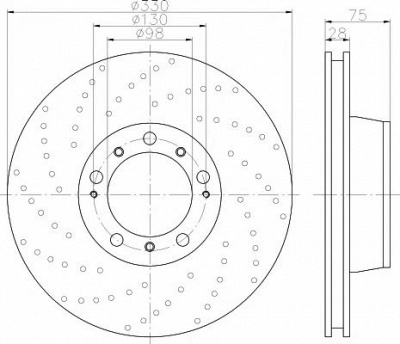 TEXTAR 92219010 -  Тормозной диск