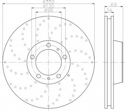 TEXTAR 92219210 -  Тормозной диск