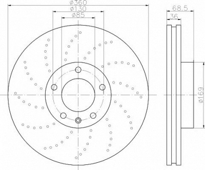 TEXTAR 92219510 -  Тормозной диск
