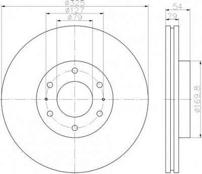 TEXTAR 92226200 -  Тормозной диск
