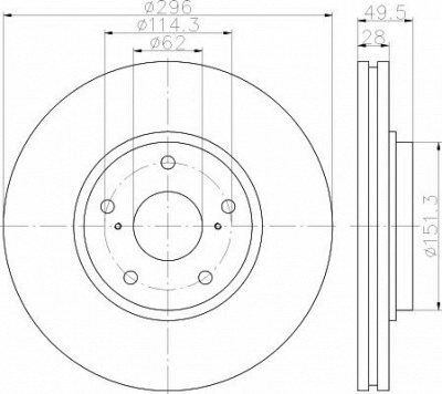 TEXTAR 92235200 -  Тормозной диск