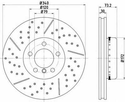 TEXTAR 92265025 -  Тормозной диск